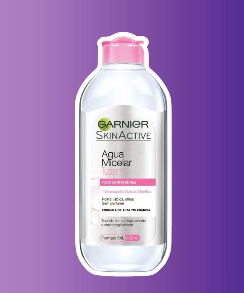 The Garnier SkinActive Micellar Water is a popular micellar water choice for its effective makeup removal properties while being gentle to the skin and suitable for sensitive, reactive, and allergy-prone skin types.