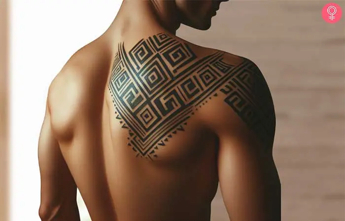 Tribal Shoulder Blade Tattoo