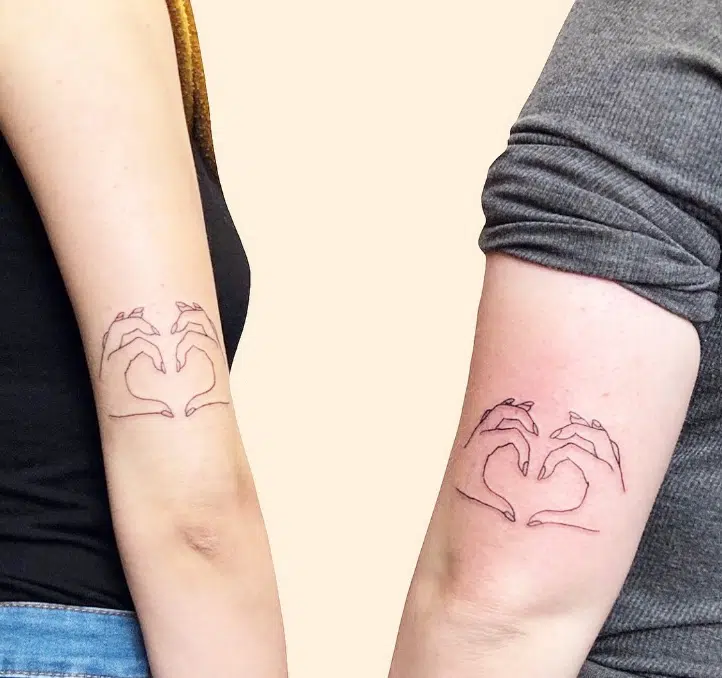 couple matching tattos