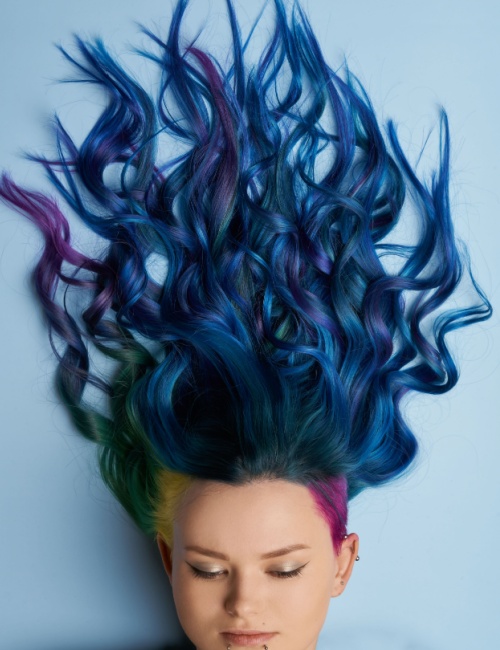 ocean depths blue hair color