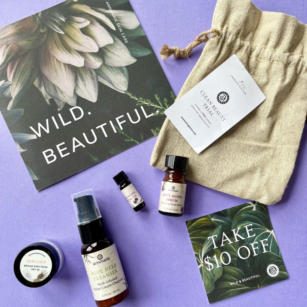 ANNMARIE SKIN CARE  Clean Beauty Trial Kits, with Sun Love SPF!