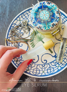 DIY Vitamin C Cucumber Eye Serum