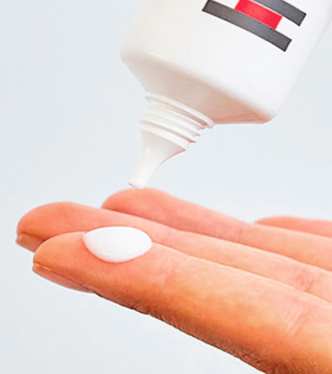 Use an exfoliating moisturizer ISDIN