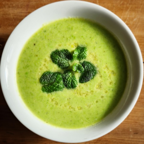 Easy Pea and Coconut Soup