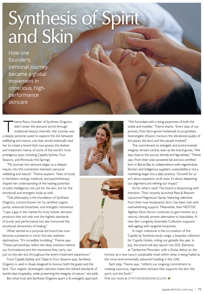 SPA+CLINIC – Synthesis of Spirit and Skin